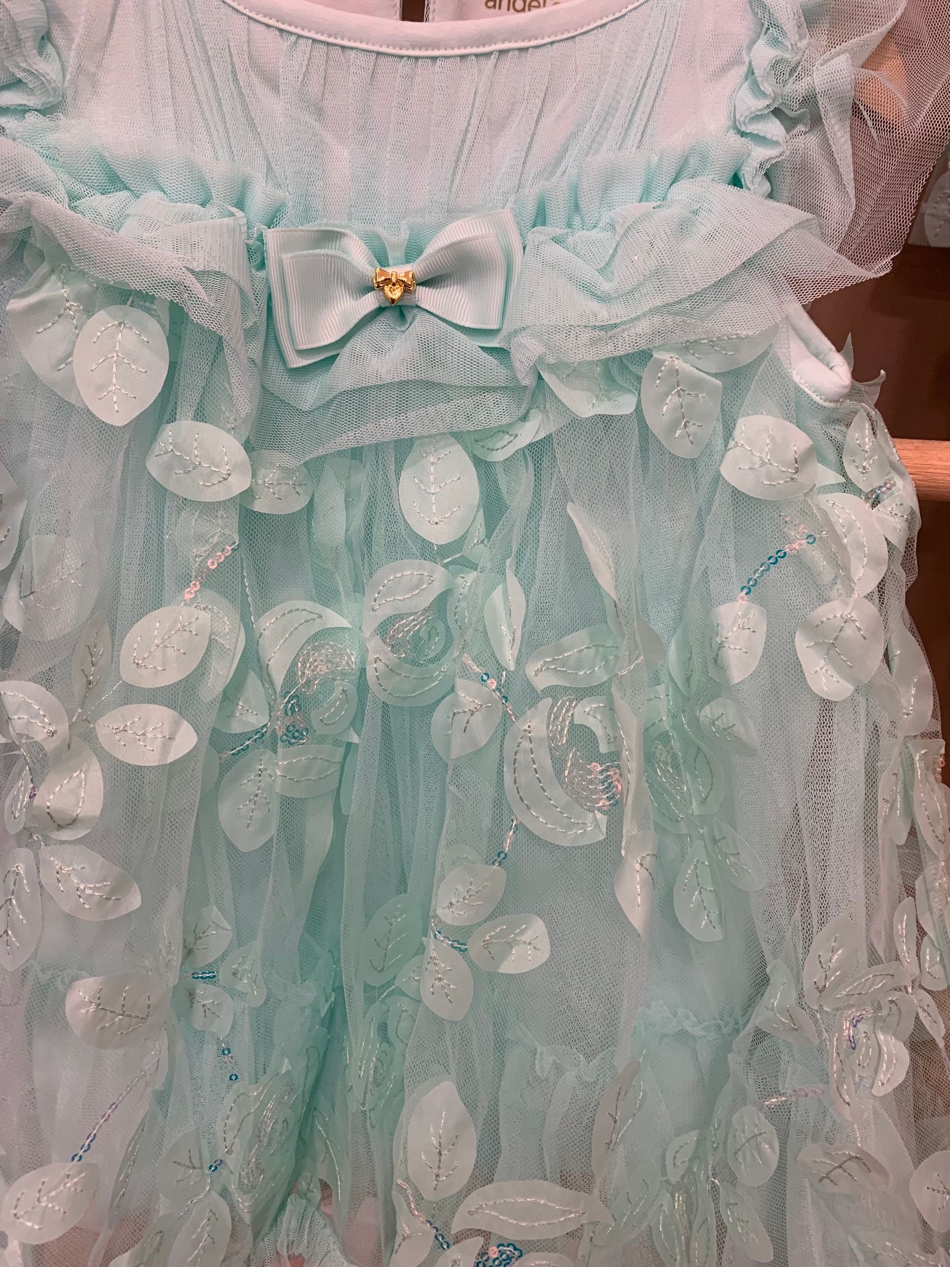 DOMINIQUE EMBROIDERED 3D BUS BABY DRESS - Abiti - Angel's face