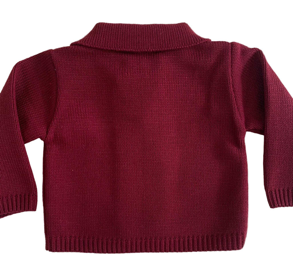 3/878 - cardigan - ponto por ponto