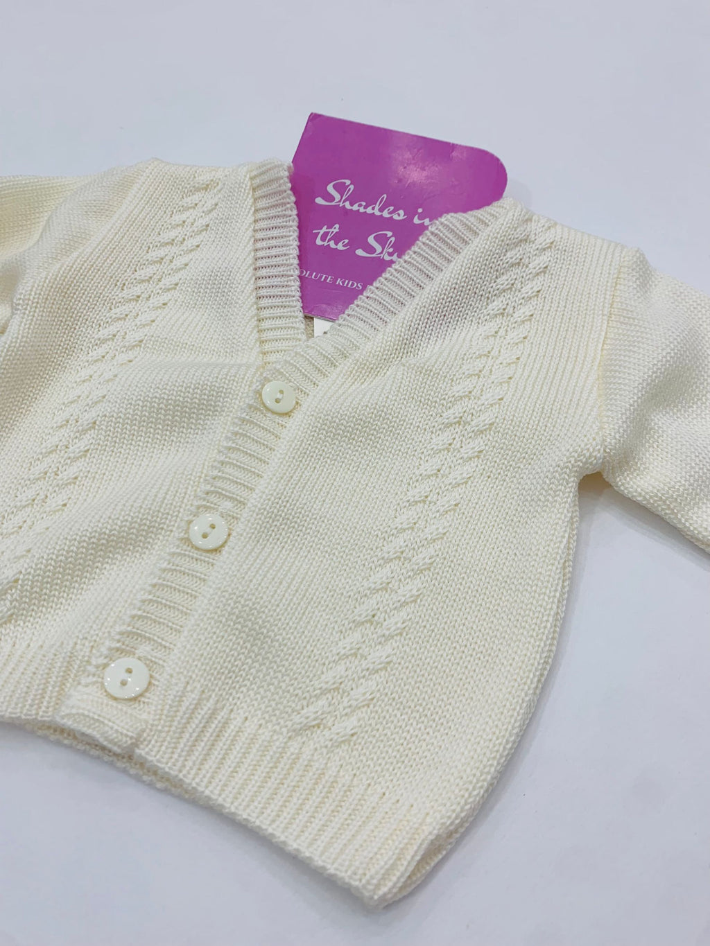 3/858 - cardigan - ponto por ponto