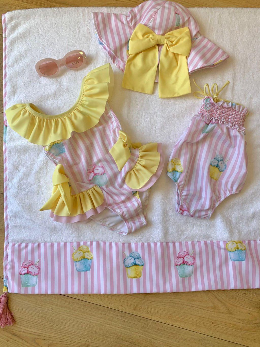 beach towel ice cream -  - maia pata