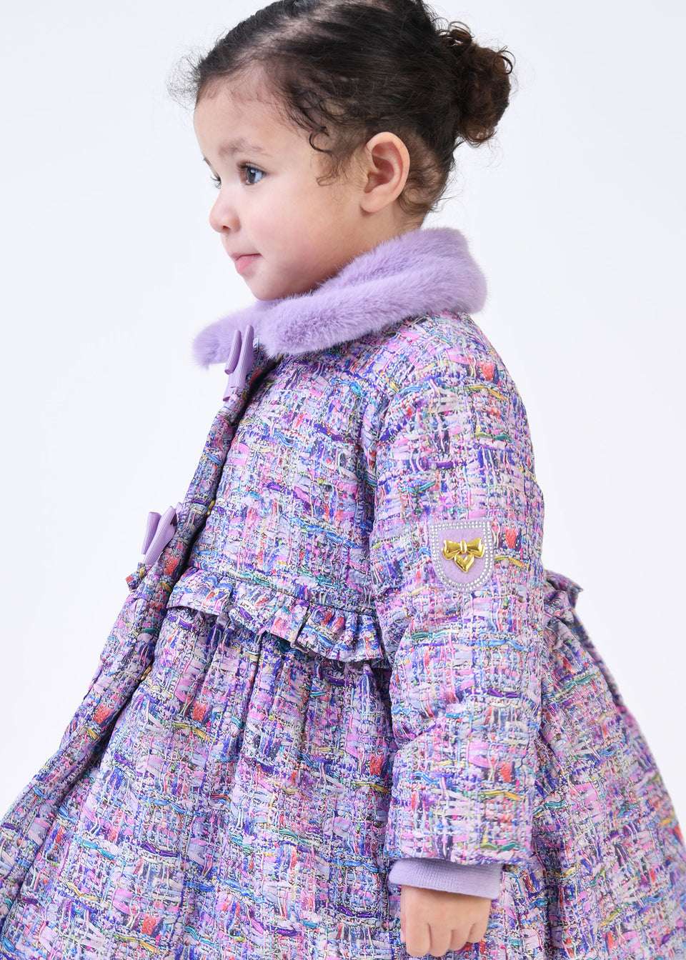 harmony baby coat purple mix - cappotto - Angel's face