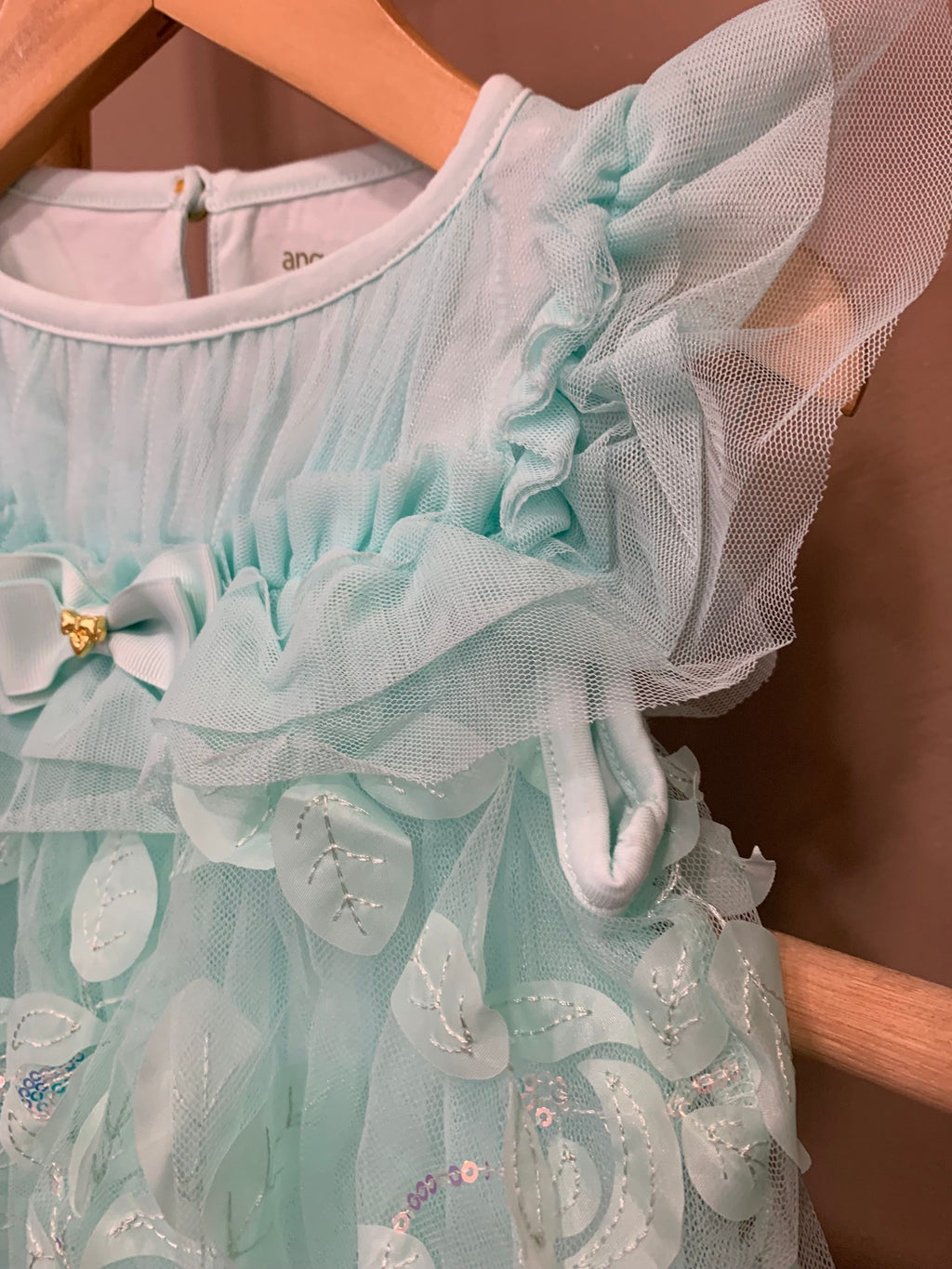 DOMINIQUE EMBROIDERED 3D BUS BABY DRESS - Abiti - Angel's face