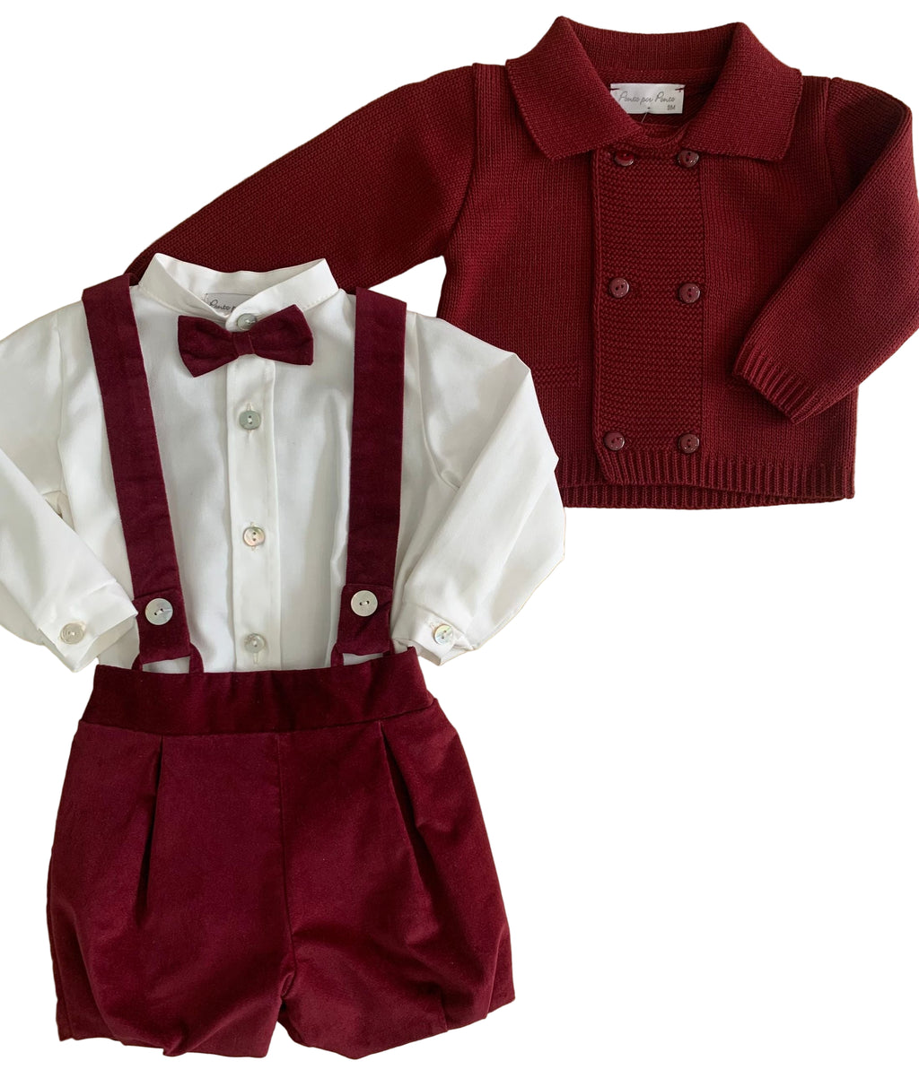 3/878 - cardigan - ponto por ponto