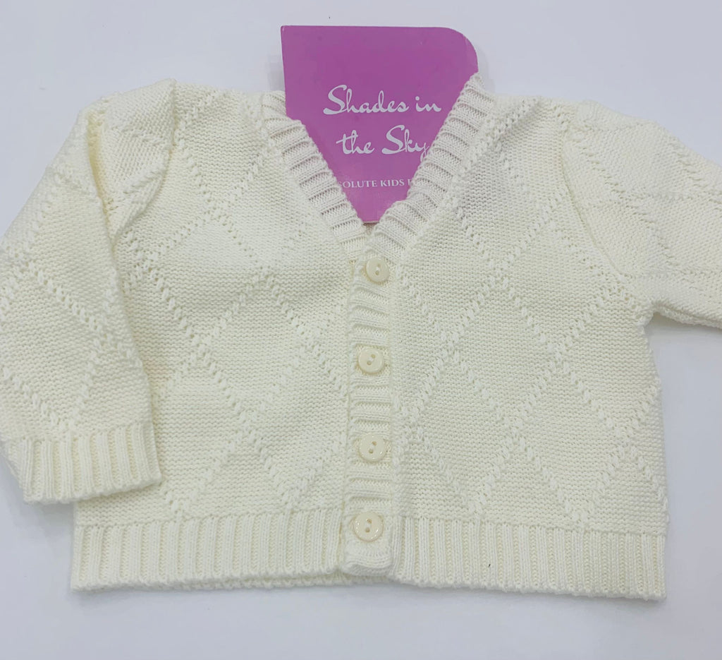 3/860 - cardigan - ponto por ponto