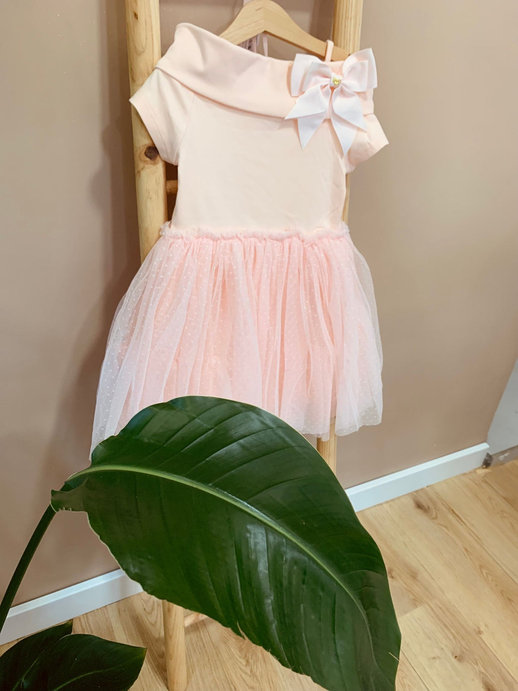 AUDEREY OFF SHOULDER TEA DRESS -  - Angel's face