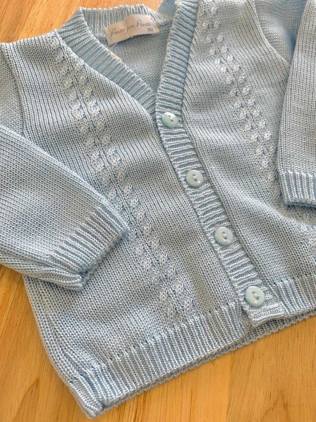 3/858 - cardigan - ponto por ponto