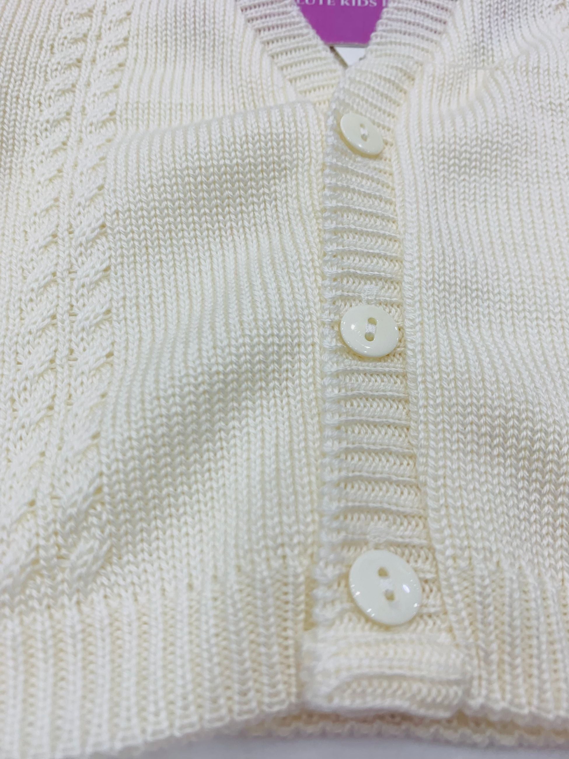3/858 - cardigan - ponto por ponto