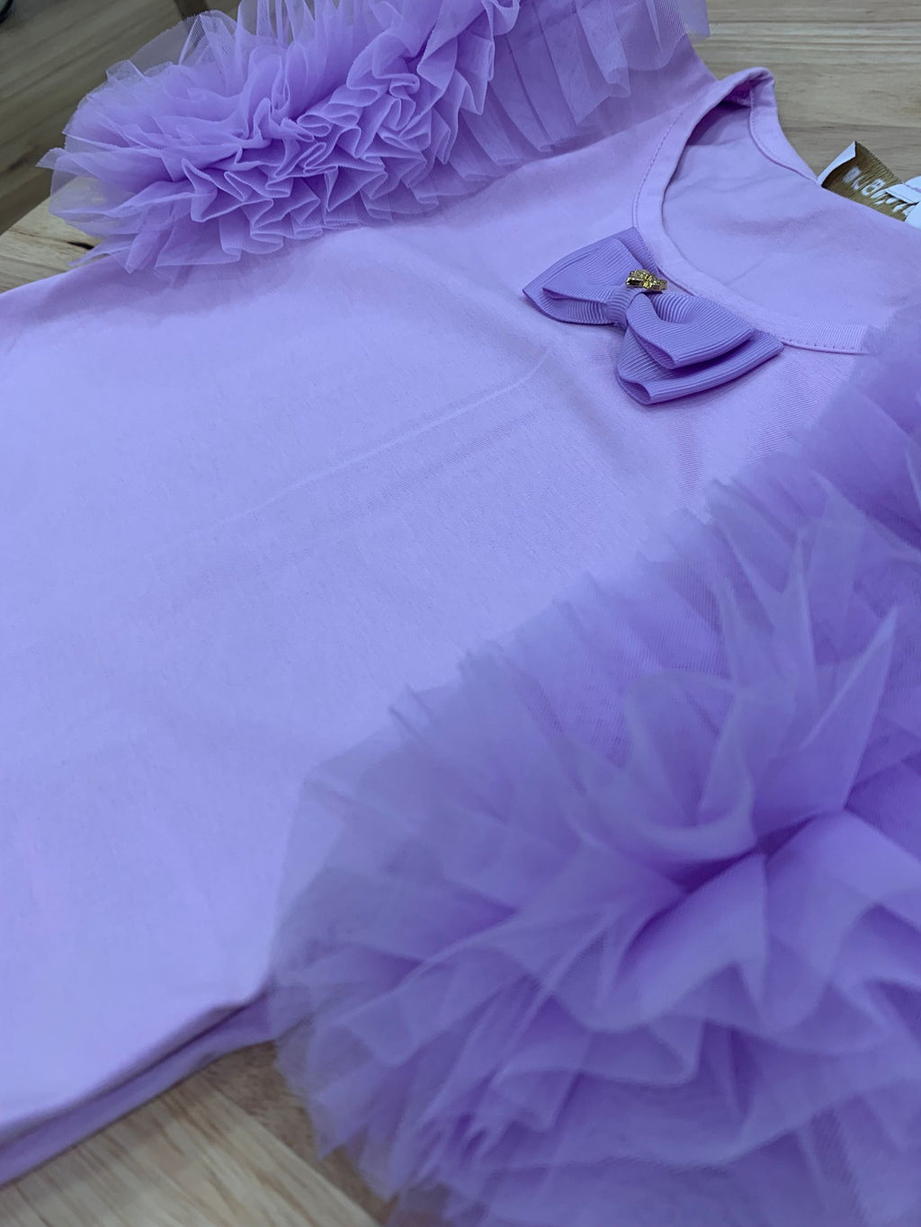 LESSI PUFF TULLE SLEEVE TOP - TOP - Angel's face