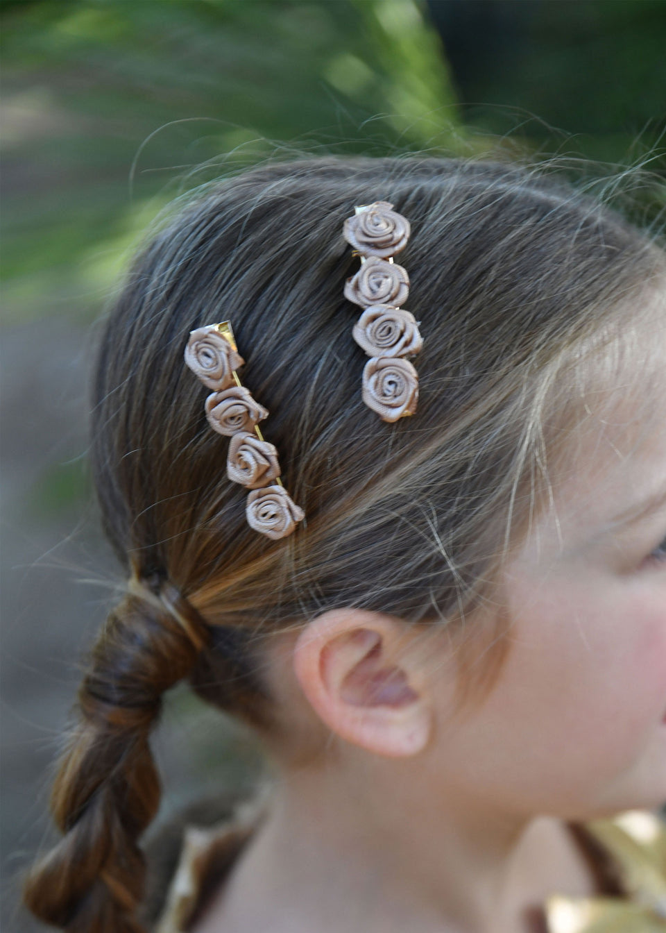 satin clip - accessori capelli - Angel's face