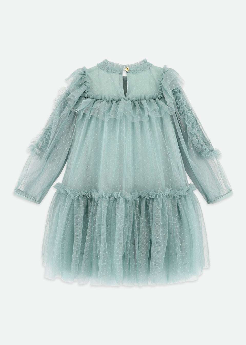 brandice spotted tulle dress duck egg - abito - Angel's face