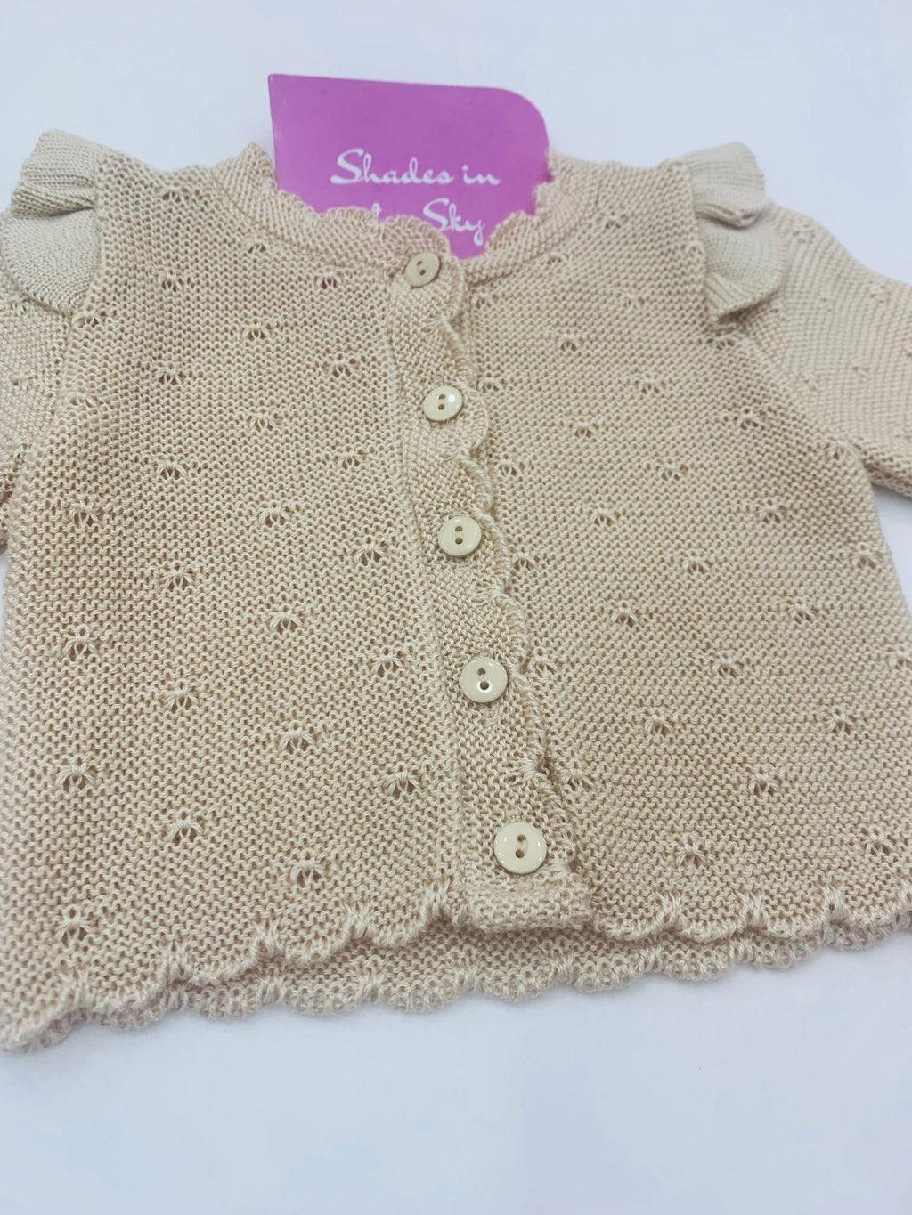 3/856 - cardigan - ponto por ponto