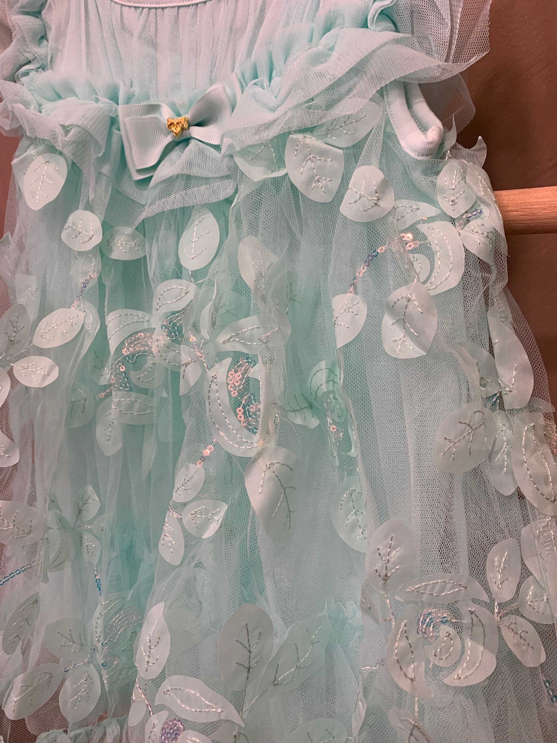 DOMINIQUE EMBROIDERED 3D BUS BABY DRESS - Abiti - Angel's face