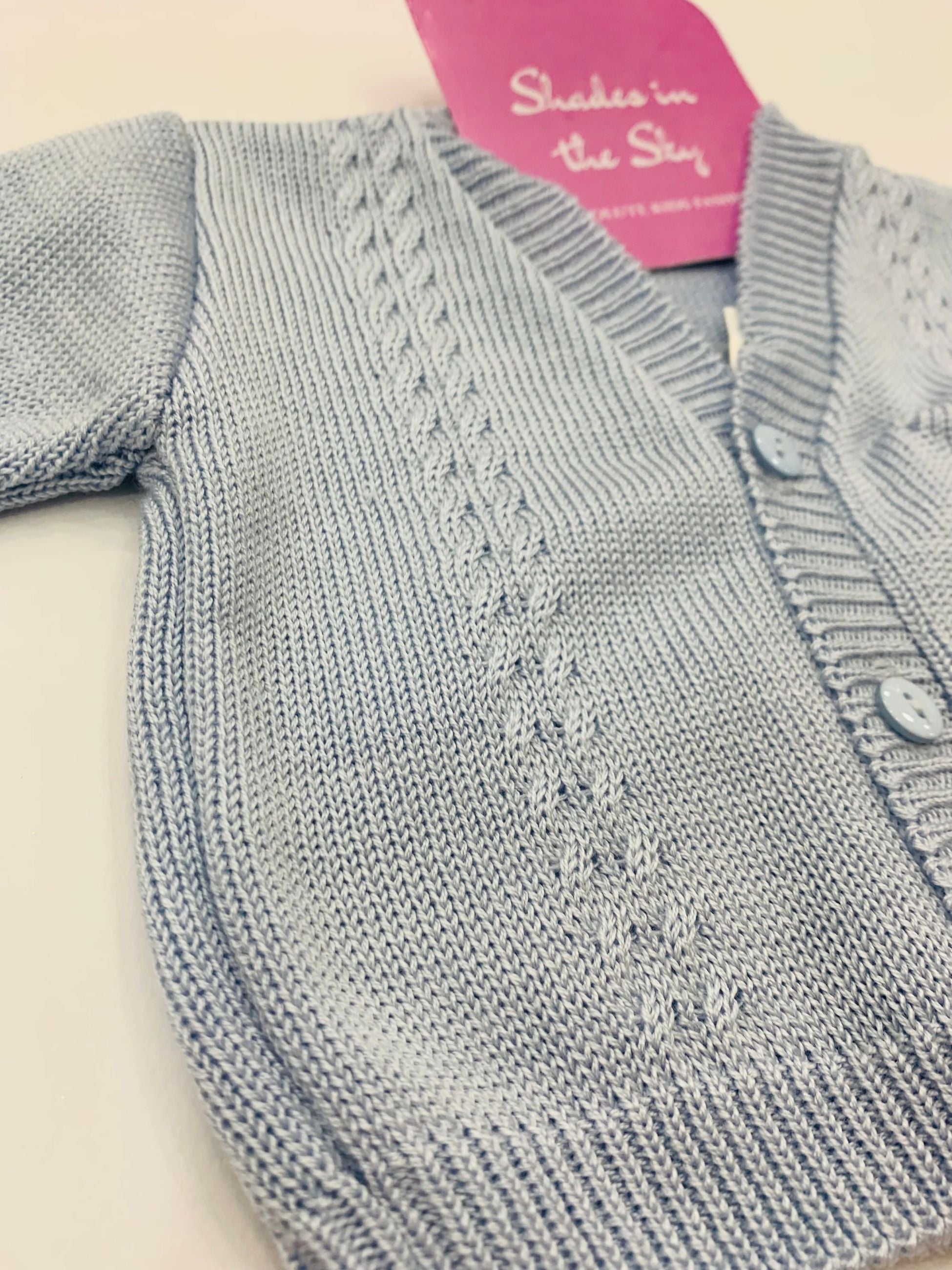 3/858 - cardigan - ponto por ponto