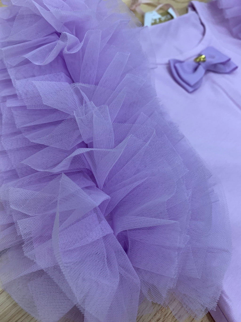 LESSI PUFF TULLE SLEEVE TOP - TOP - Angel's face