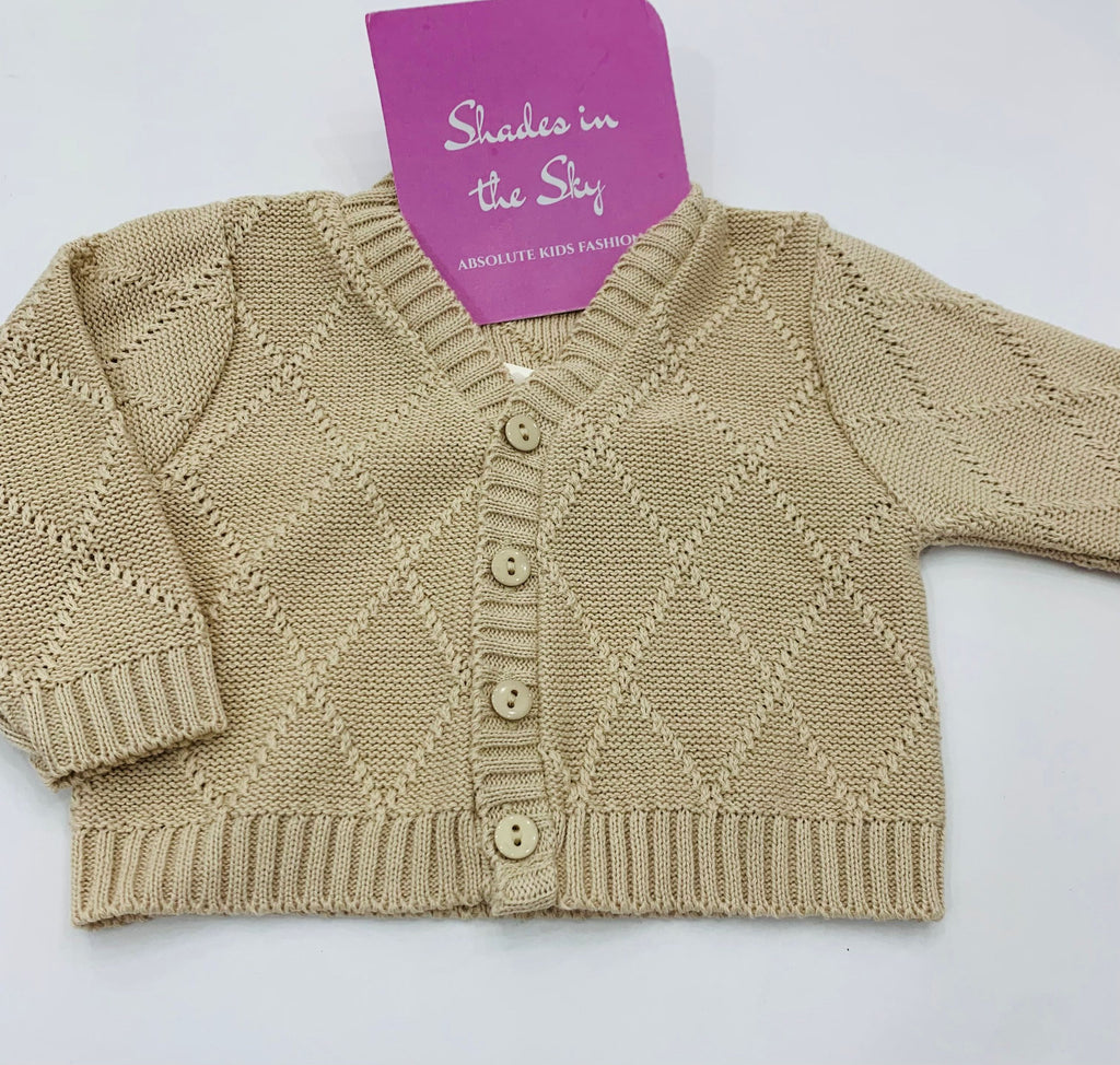 3/860 - cardigan - ponto por ponto