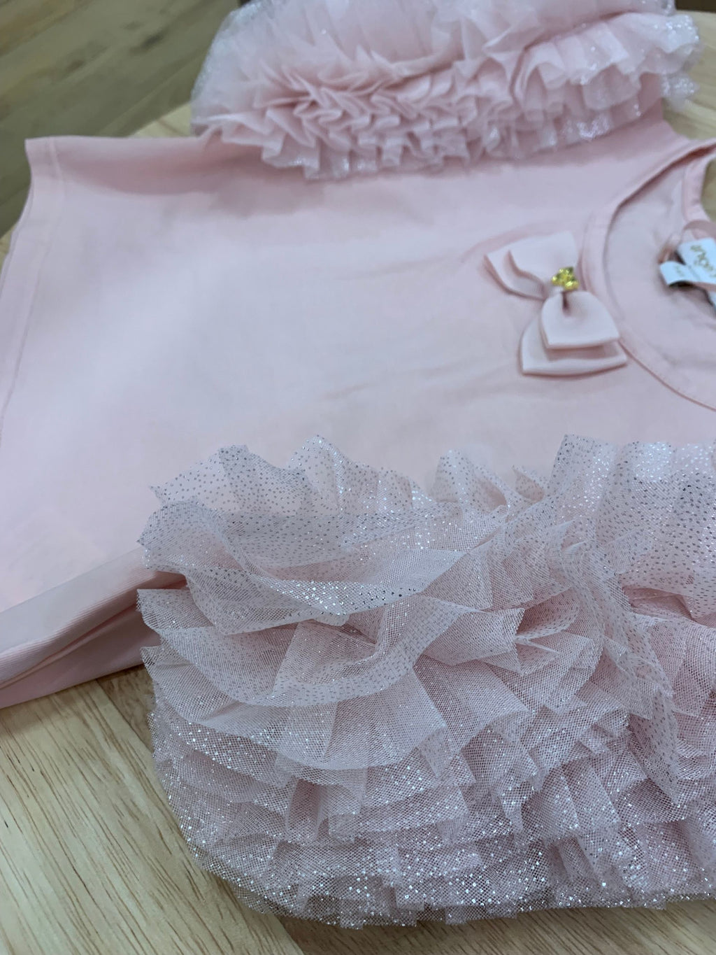 LESSI PUFF TULLE SLEEVE TOP - TOP - Angel's face
