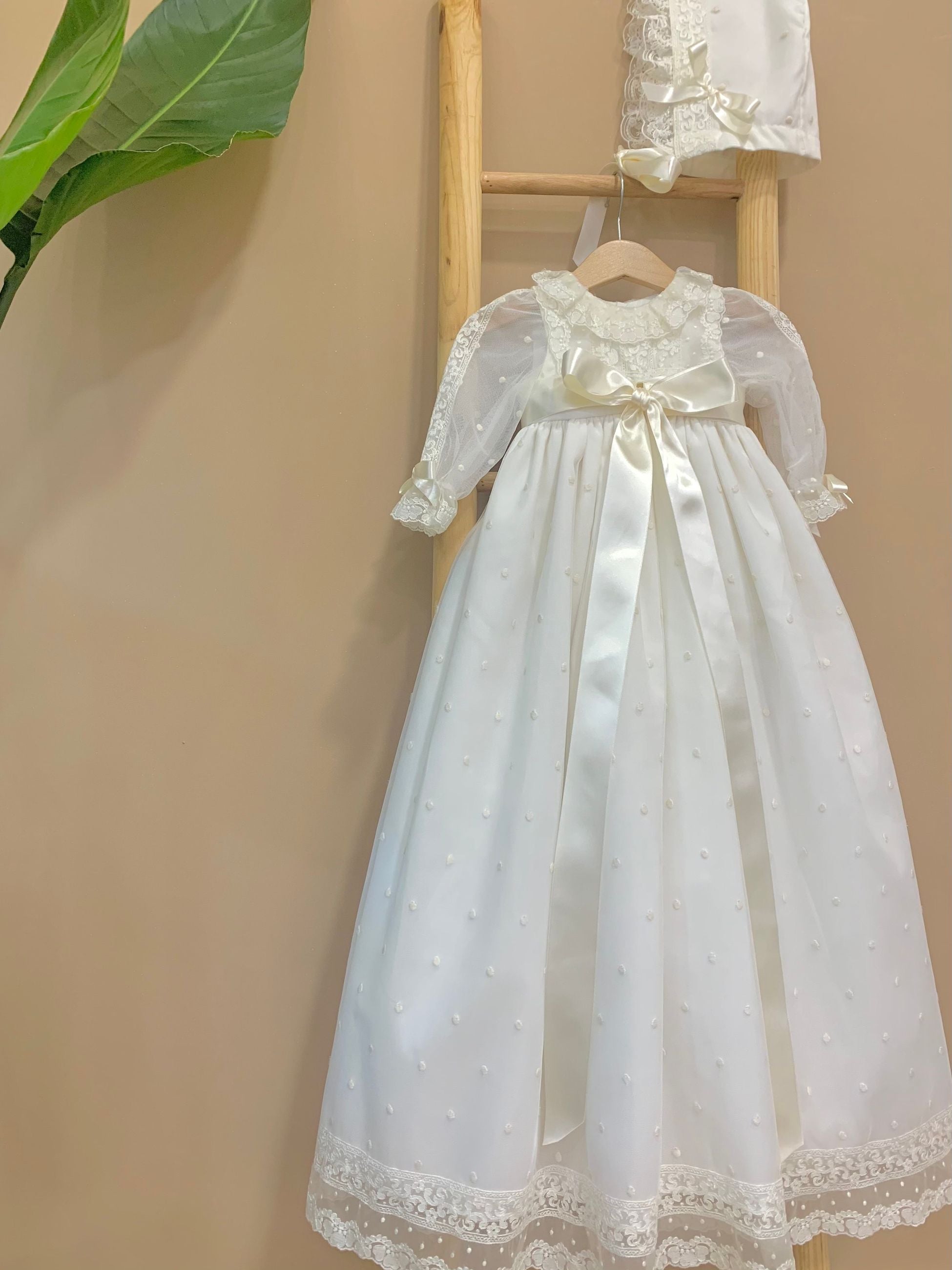 1/6597 - abito battesimale - ponto por ponto