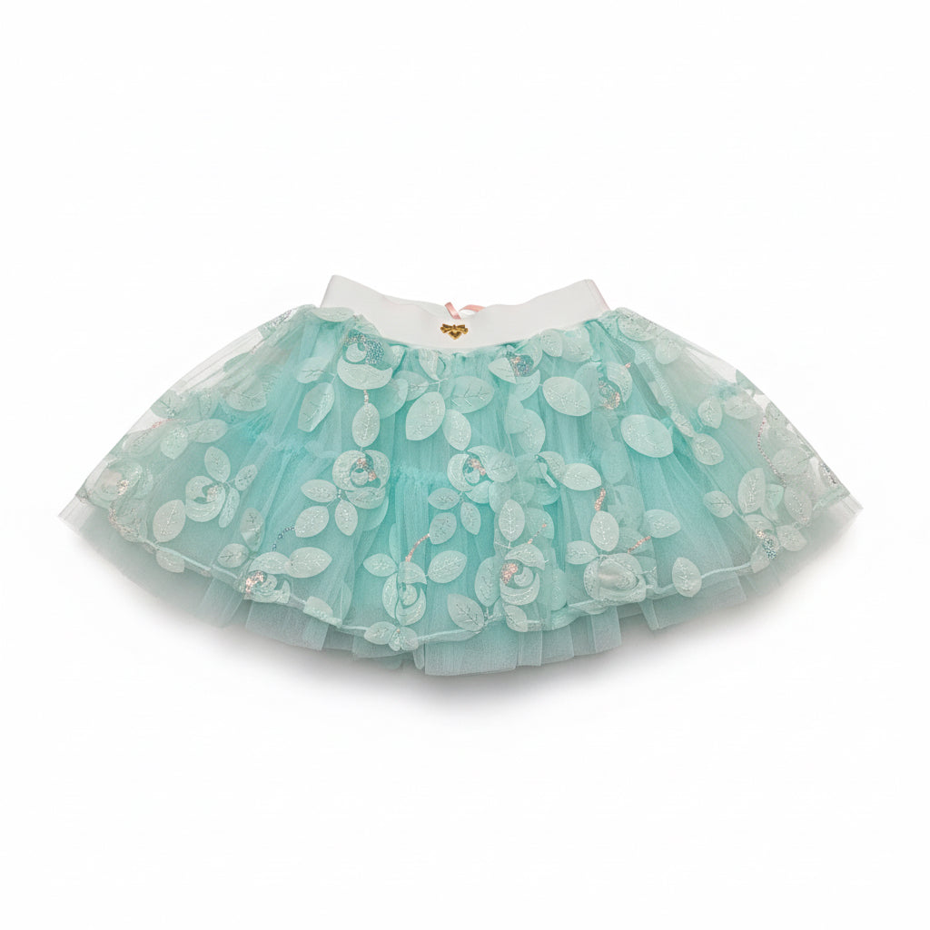 BLOSSOM EMBROIDERED 3D BUD SKIRT - ABBIGLIAMENTO - Angel's face