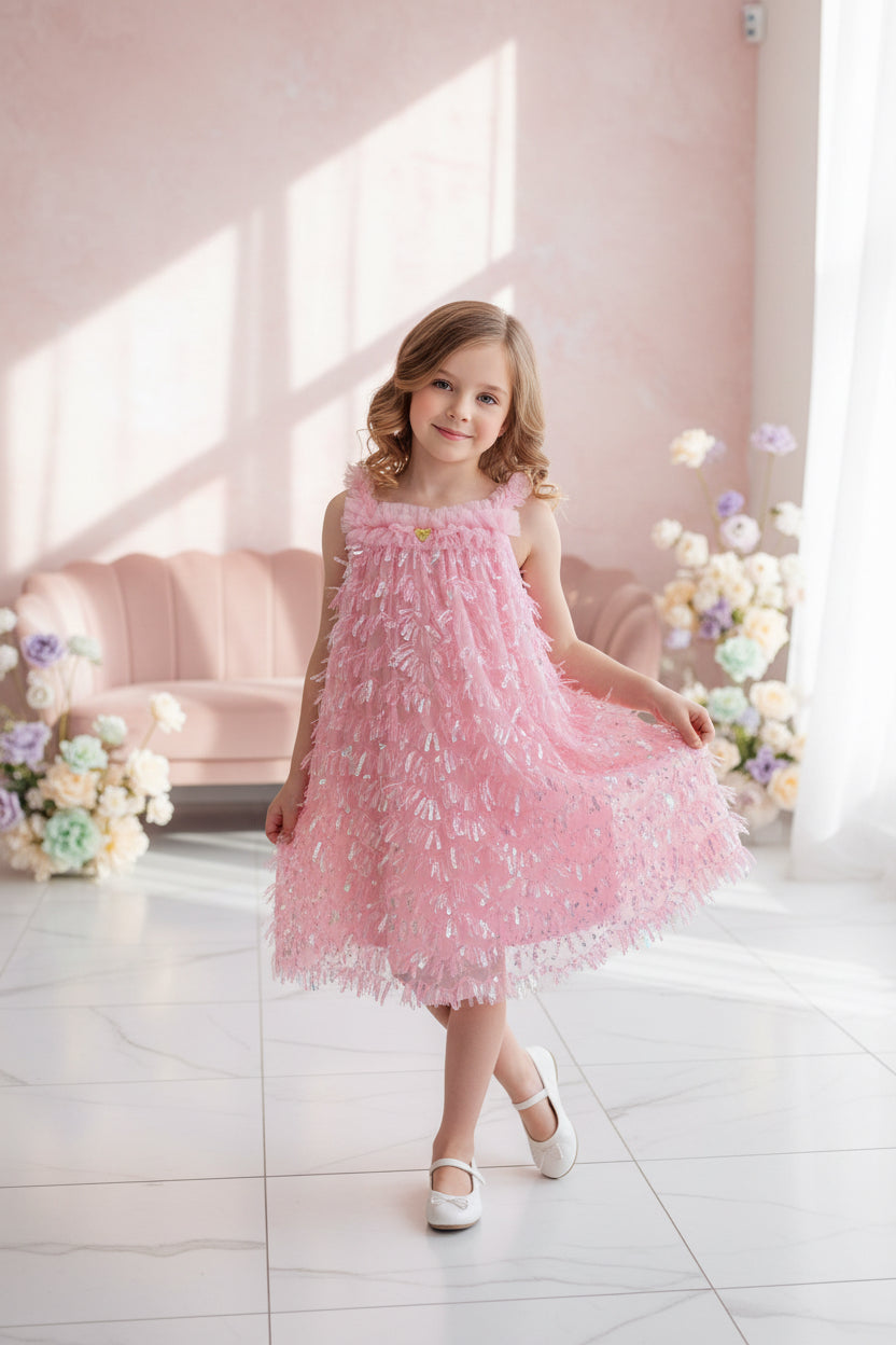 ALISON SEQUIN STRAPPY DRESS - abito - Angel's face