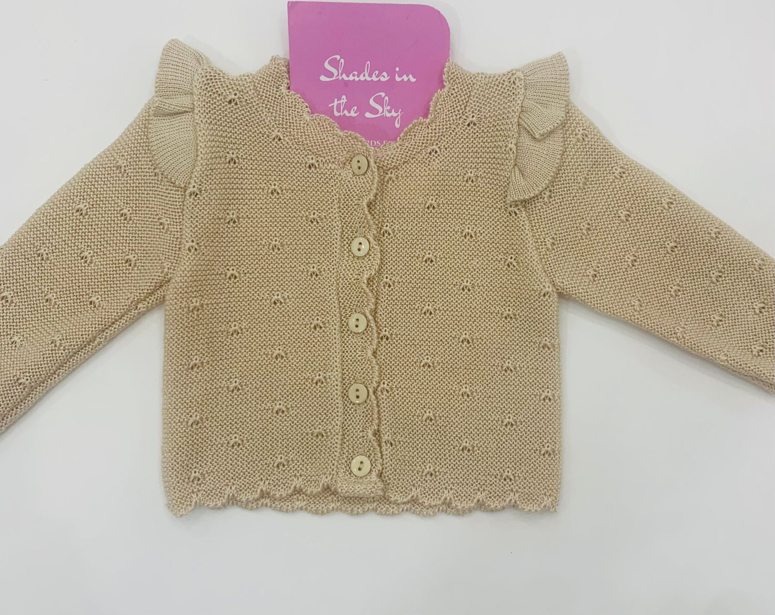 3/856 - cardigan - ponto por ponto