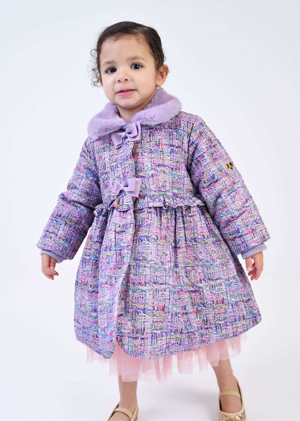 harmony baby coat purple mix - cappotto - Angel's face