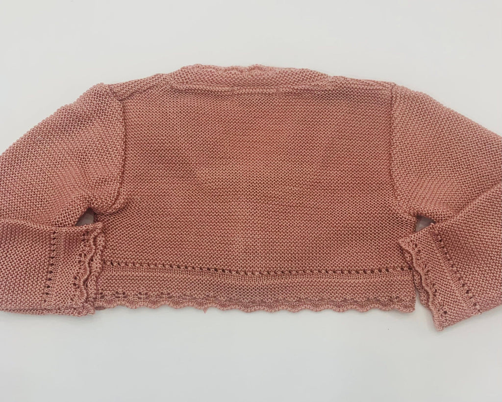 3/822 - cardigan - ponto por ponto