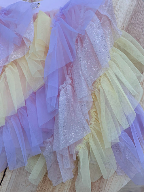 ADVA MULTI COLOUR TULLE SKIRT - gonna - Angel's face