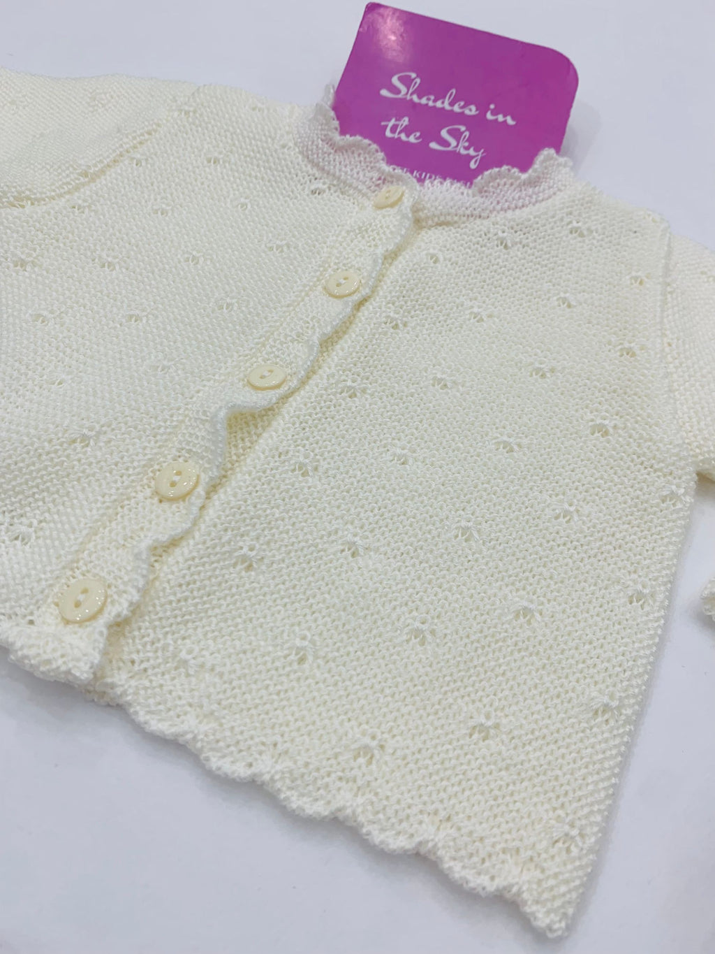3/856 - cardigan - ponto por ponto