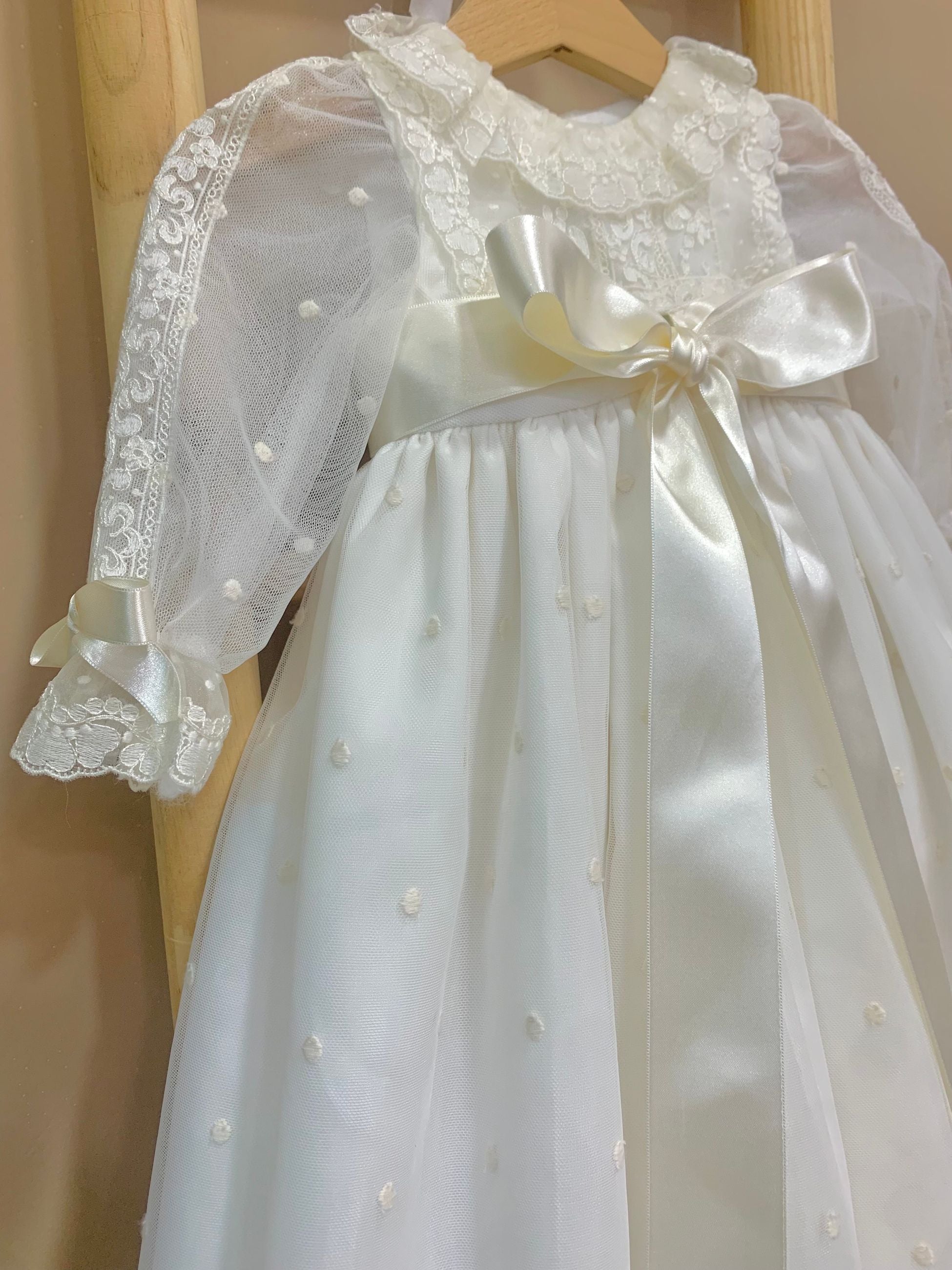 1/6597 - abito battesimale - ponto por ponto