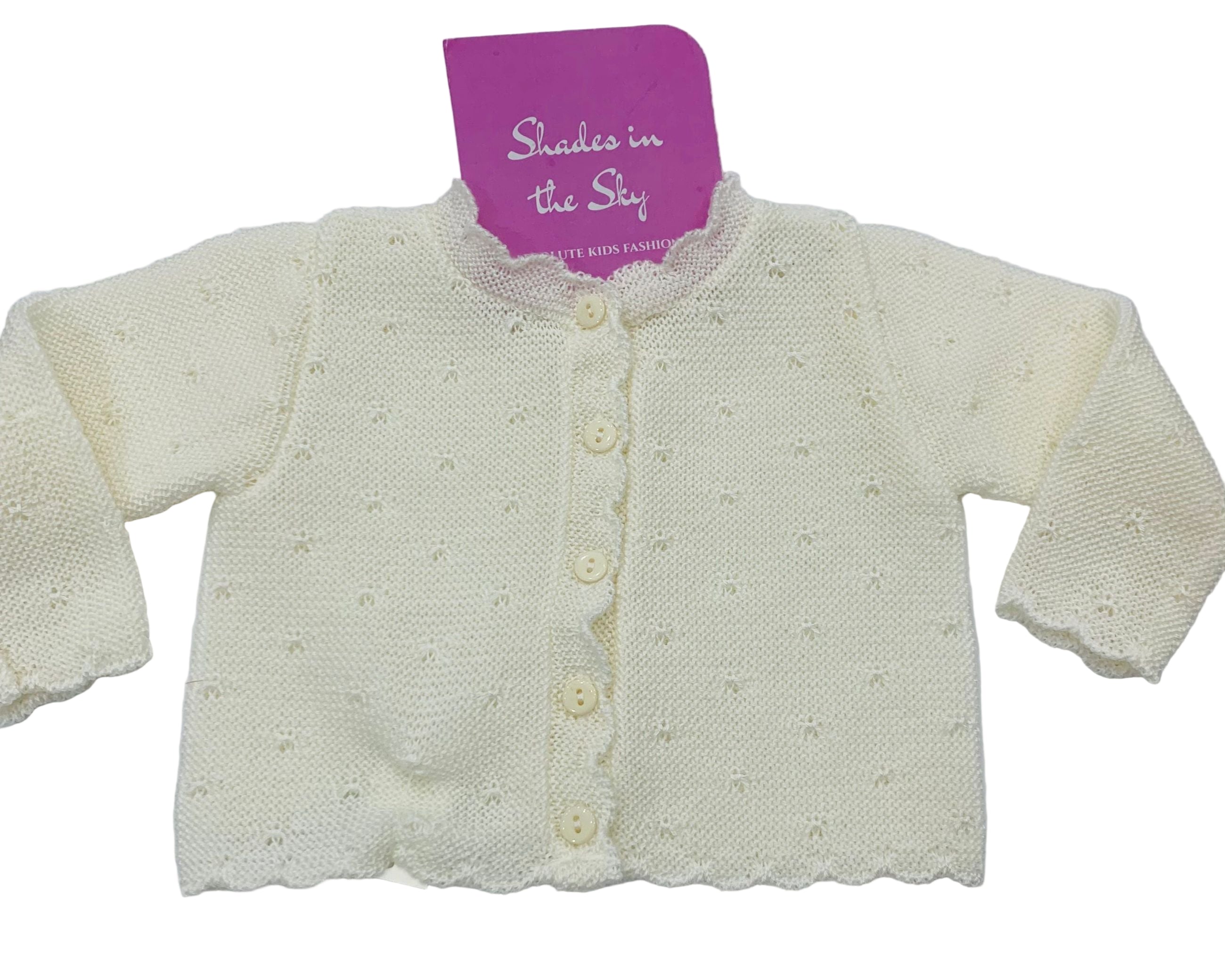3/856 - cardigan - ponto por ponto