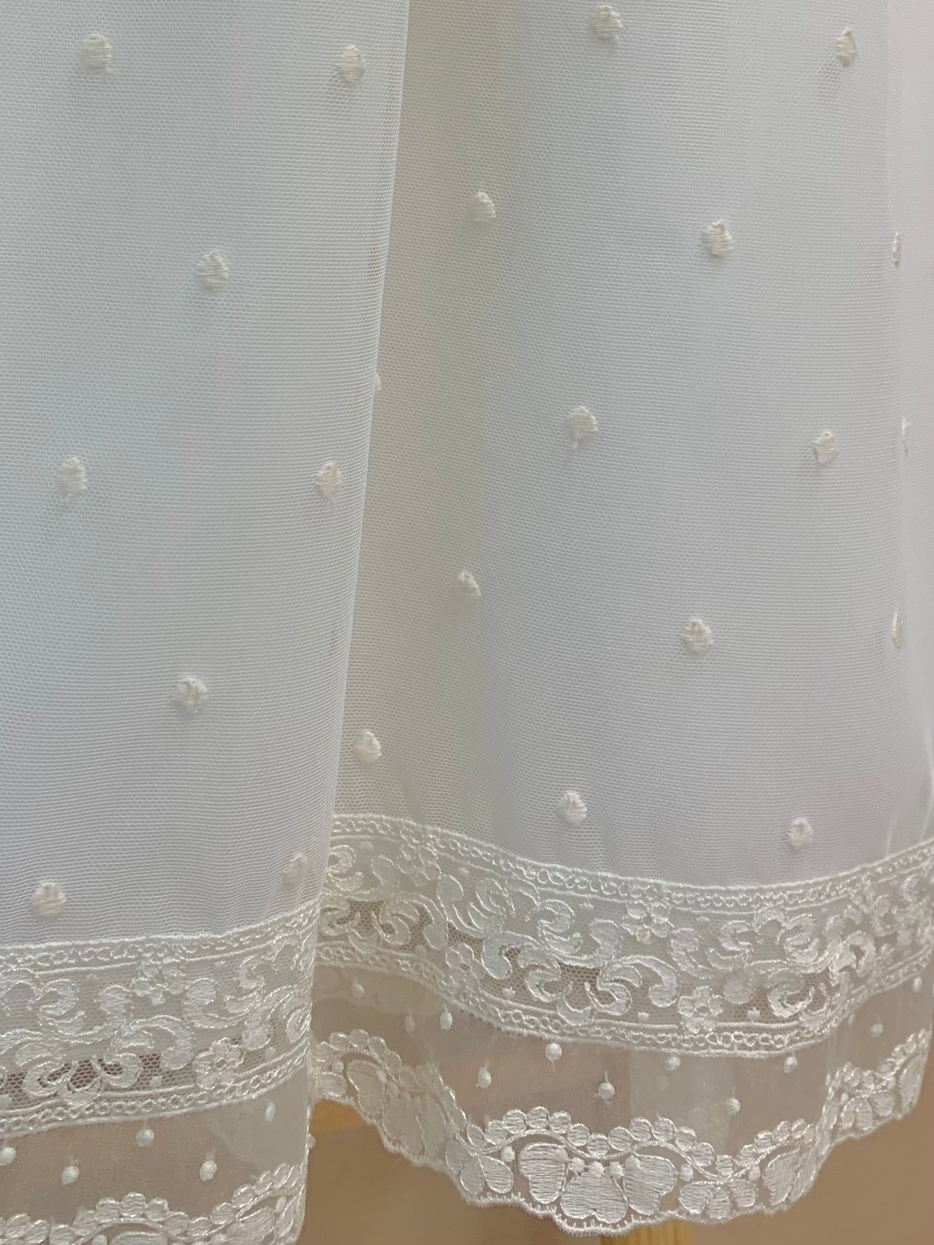 1/6597 - abito battesimale - ponto por ponto