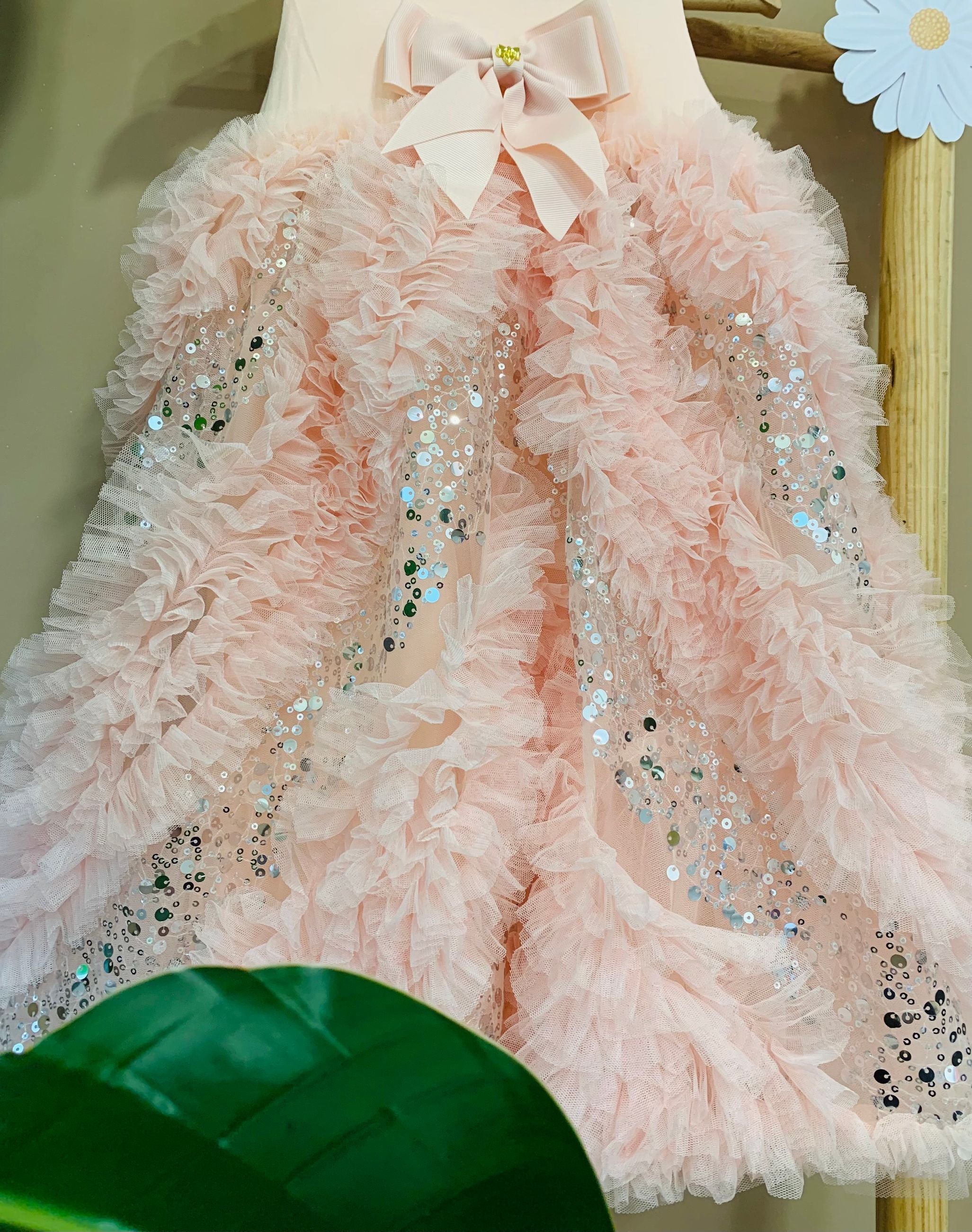 DYLAS RUFFLE/SEQUIN DRESS - abito - Angel's face