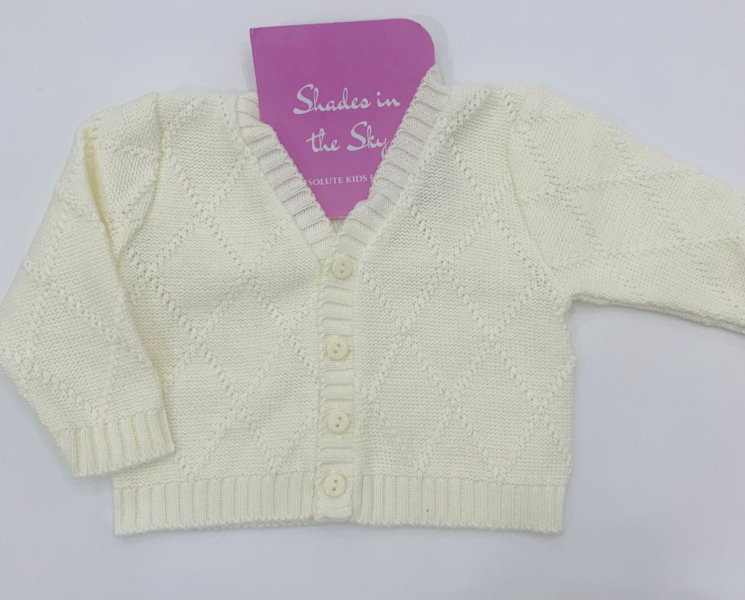 3/860 - cardigan - ponto por ponto
