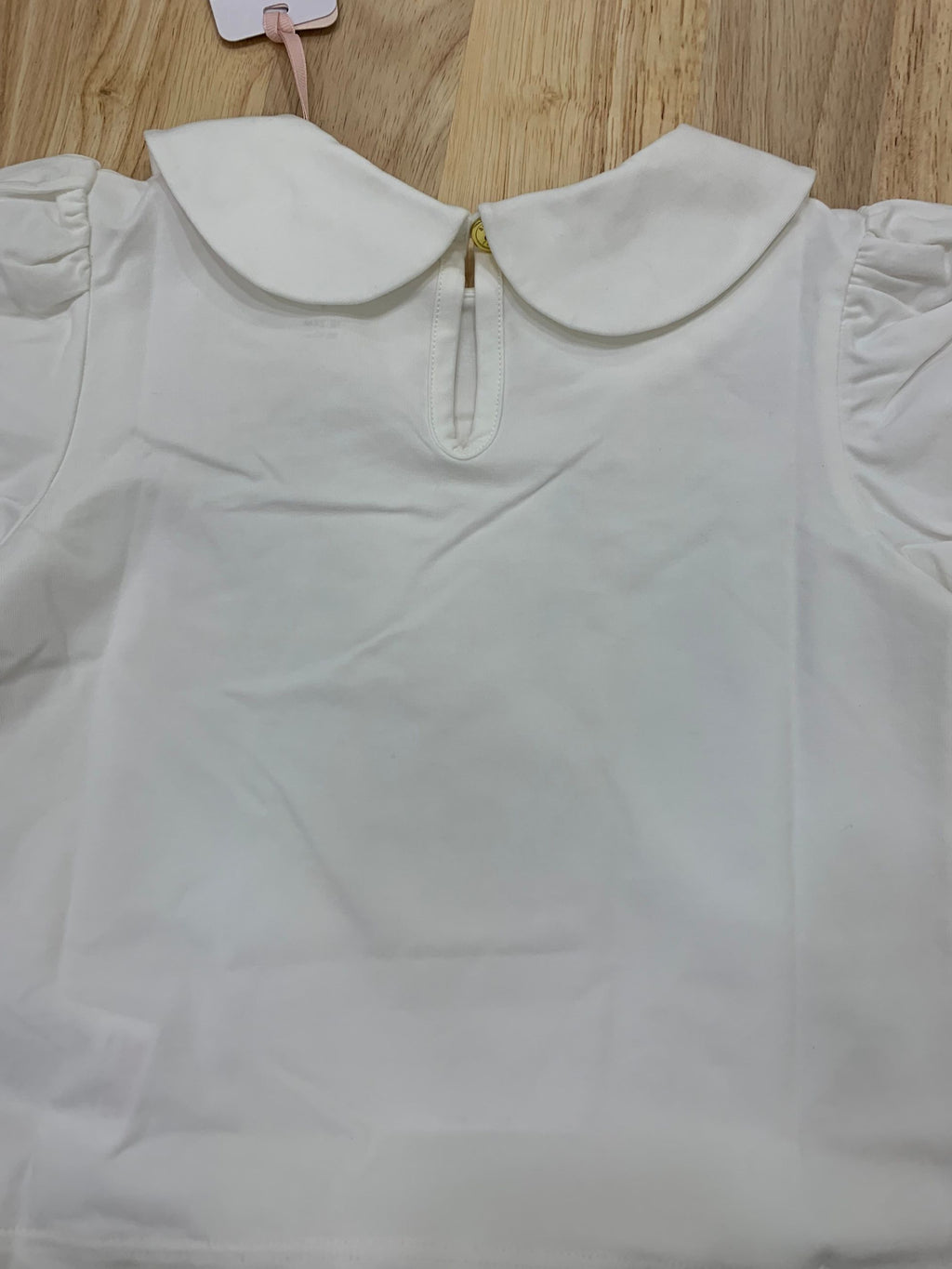 CASSIE 3D FLOWER COLLAR BABY TOP - t-shirt - Angel's face