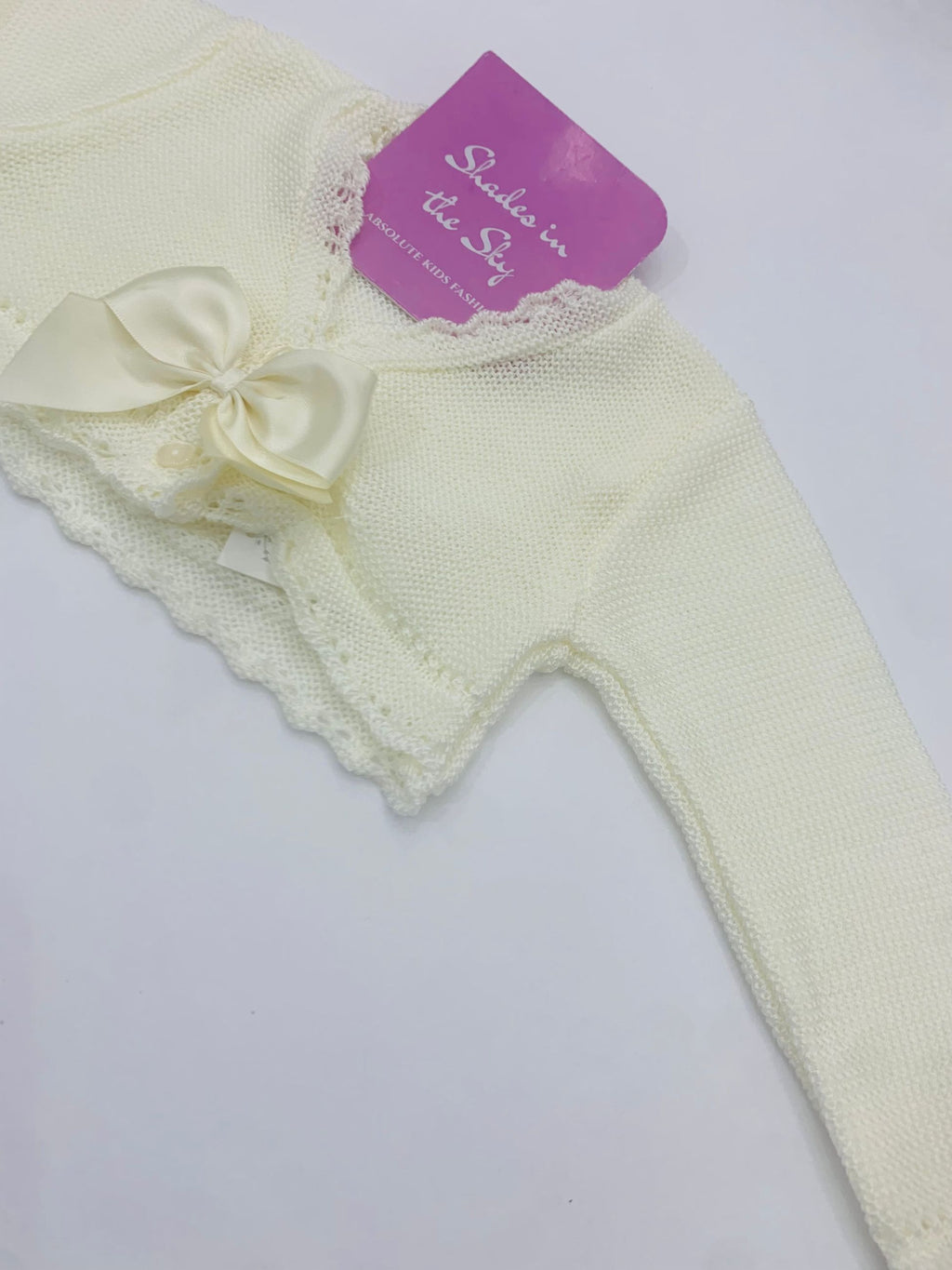 3/822 - cardigan - ponto por ponto