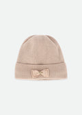 bianca ribbed beanie hat sand - cappellino - Angel's face