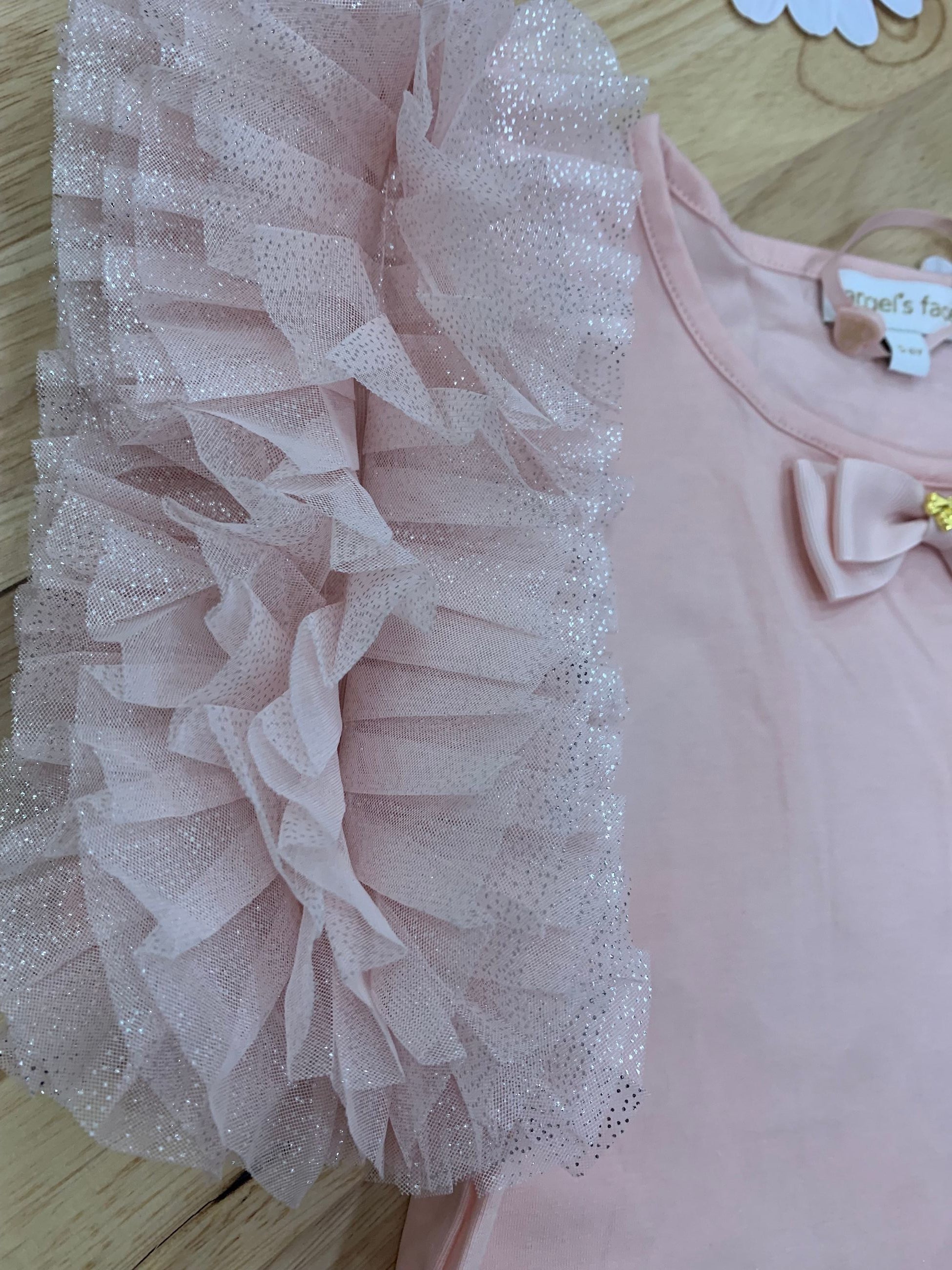 LESSI PUFF TULLE SLEEVE TOP - TOP - Angel's face