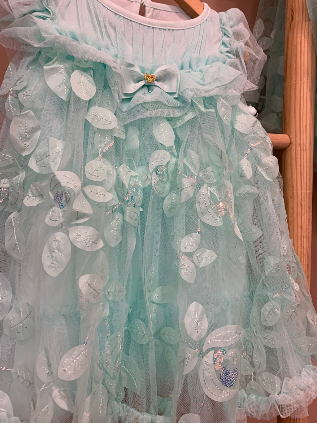 DOMINIQUE EMBROIDERED 3D BUS BABY DRESS - Abiti - Angel's face