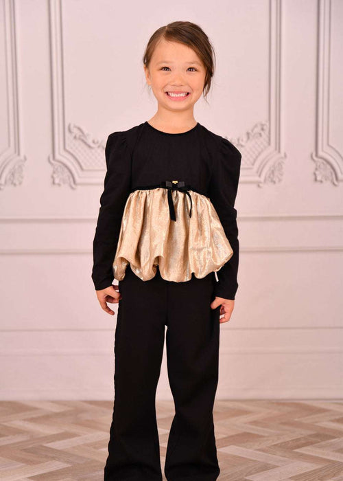 saskia metallic ballon top - t-shirt m/l - Angel's face