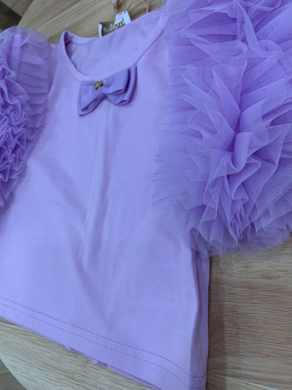 LESSI PUFF TULLE SLEEVE TOP - TOP - Angel's face