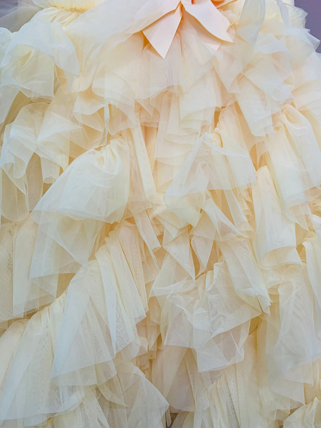 CASCADE WATERFALL TULLE STRAPPY DRESS - abito - Angel's face