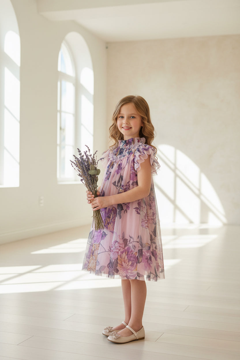 HETTIE BOLD FLORAL PRINT DRESS - abito - Angel's face