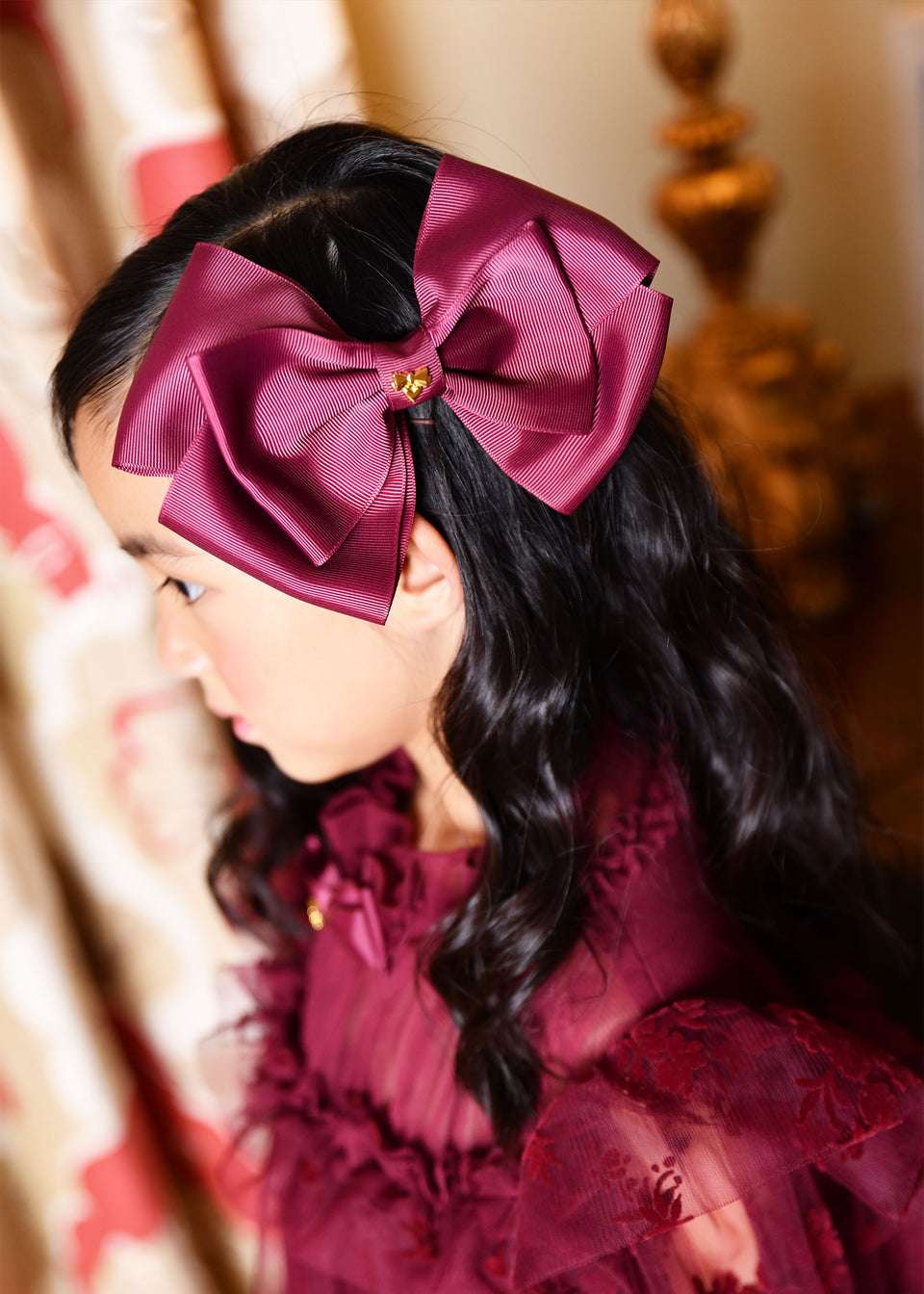 mega hair bow burguindy - Accessori - Angel's face