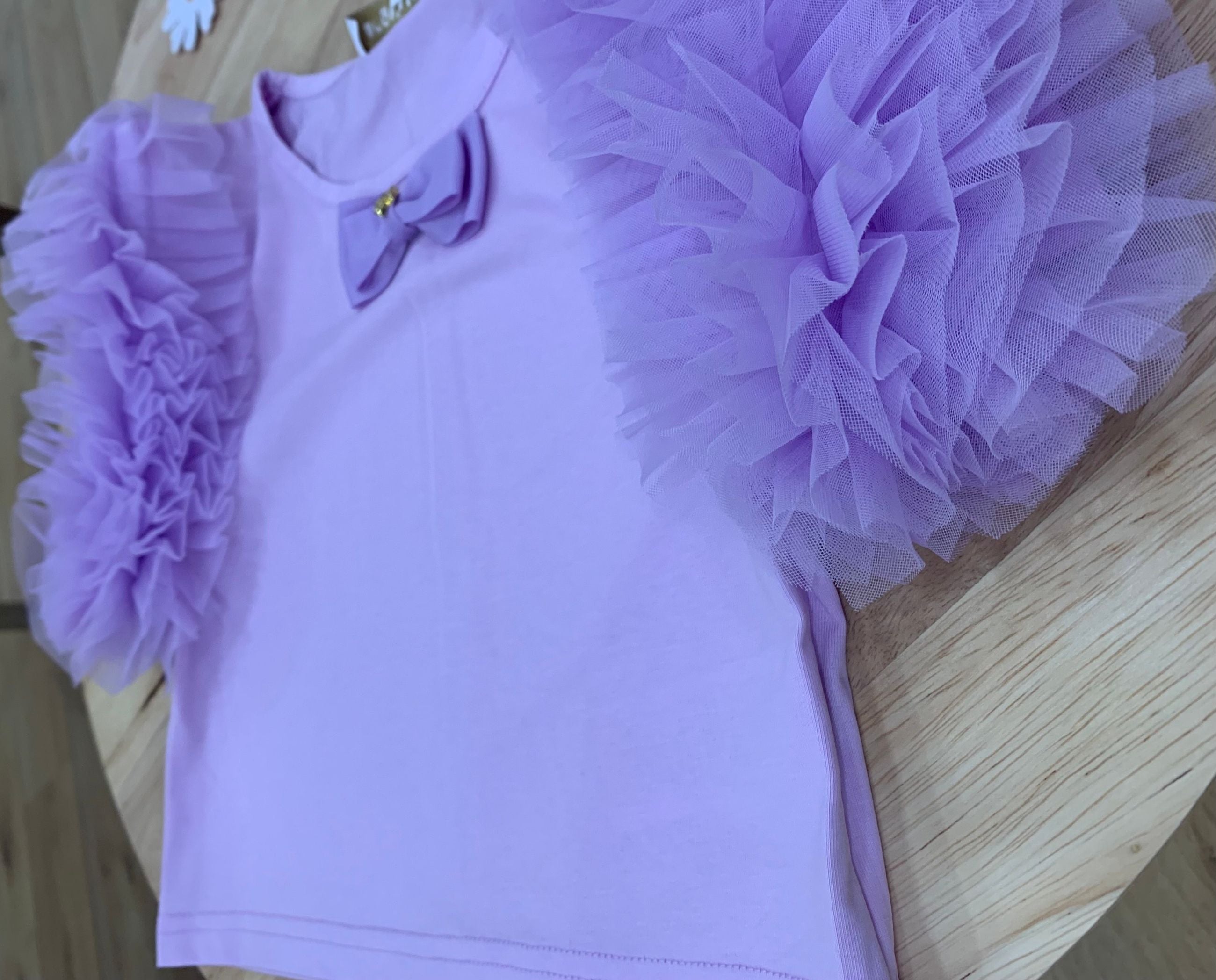 LESSI PUFF TULLE SLEEVE TOP - TOP - Angel's face