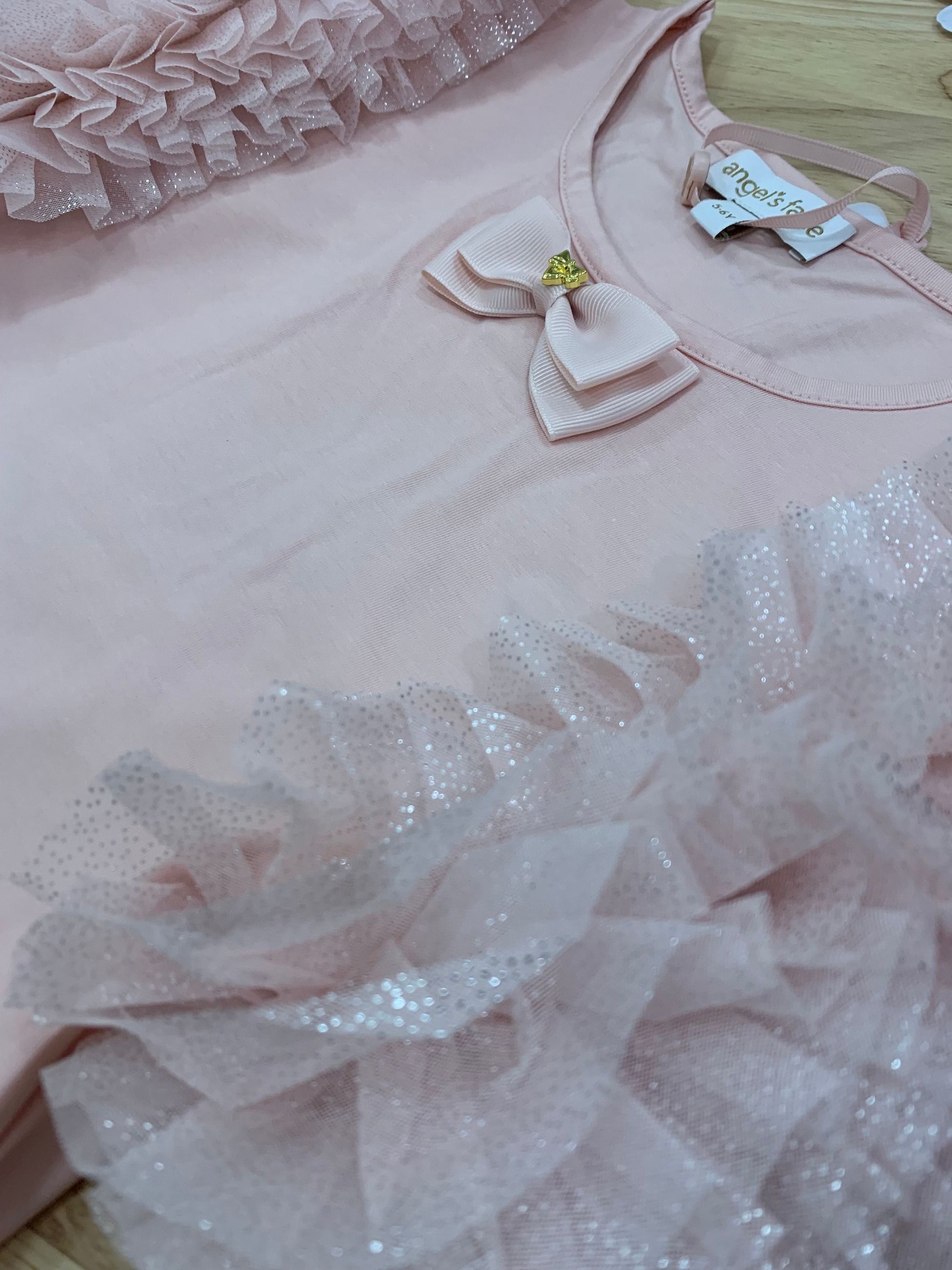 LESSI PUFF TULLE SLEEVE TOP - TOP - Angel's face