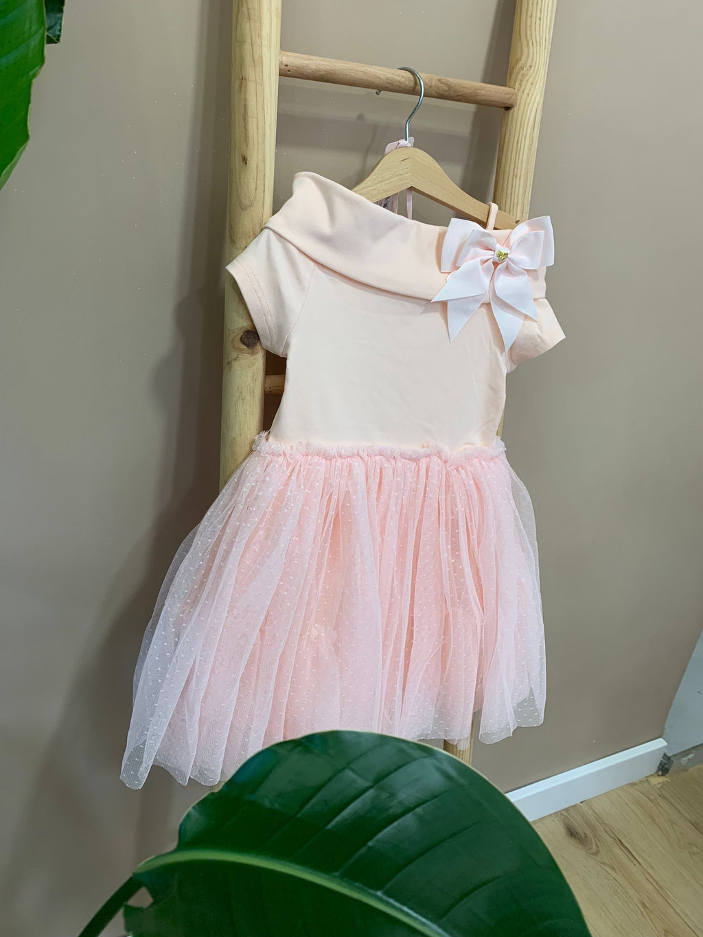 AUDEREY OFF SHOULDER TEA DRESS -  - Angel's face