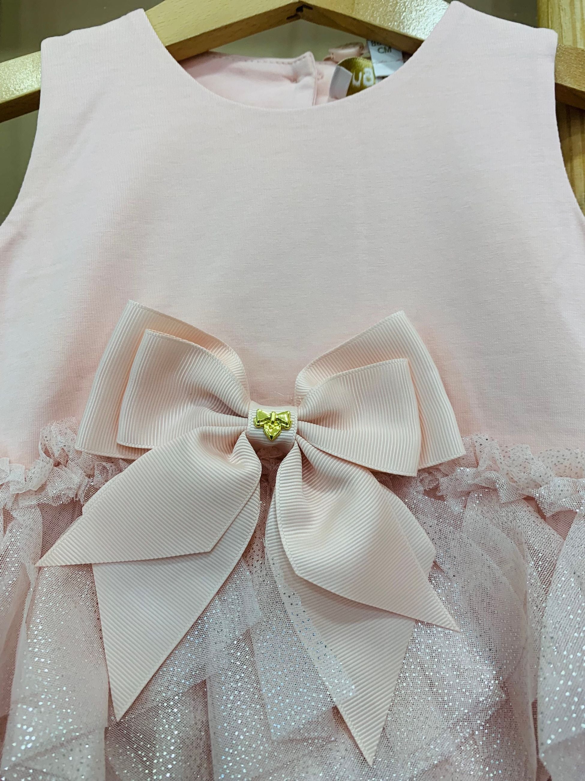 CASCADE WATERFALL SPARKLE TULLE BABY DRESS - abito - Angel's face