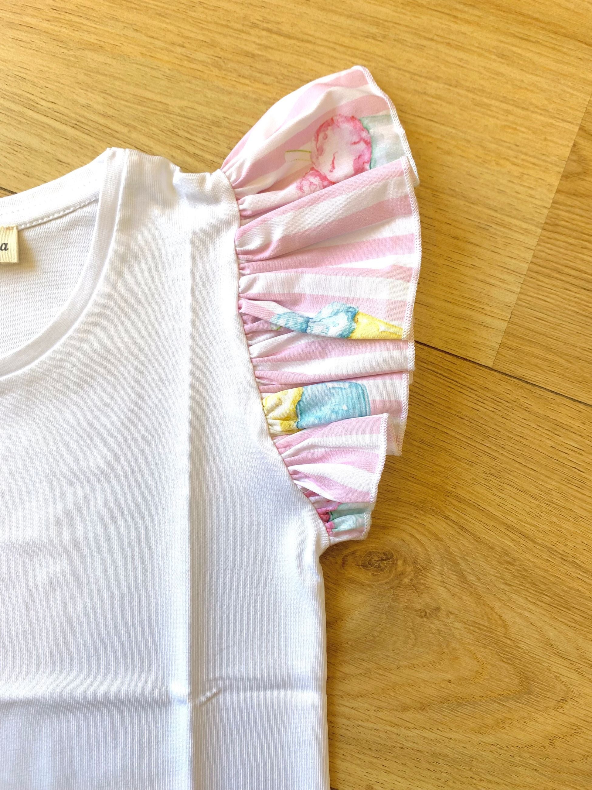 girl t-shirt ice cream -  -