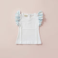 GIRL T-SHIRT RABBIT BLUE -  - maia pata